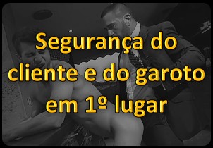 garotos de programa segurança do cliente e do garoto em primeiro lugar